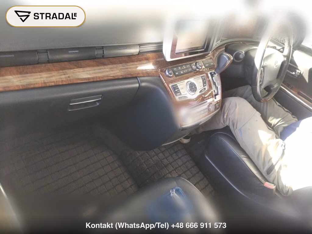 NISSAN ELGRAND 5D 350 HIGHWAY STAR BLACK LEATHER URBAN SEL, miniaturka 4