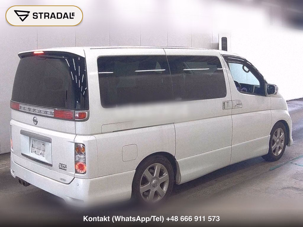 NISSAN ELGRAND 5D 350 HIGHWAY STAR BLACK LEATHER URBAN SEL, miniaturka 6