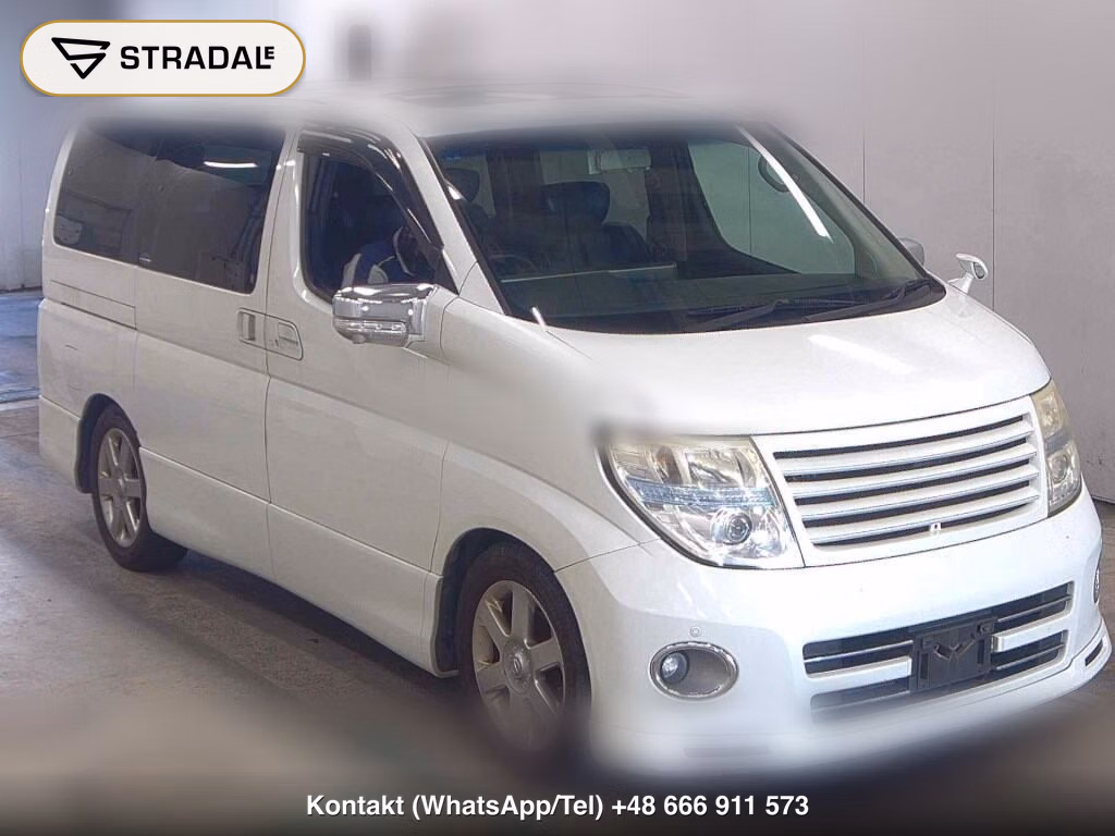 NISSAN ELGRAND 5D 350 HIGHWAY STAR BLACK LEATHER URBAN SEL 2009, aukcja z Japonii, zdjęcie 1