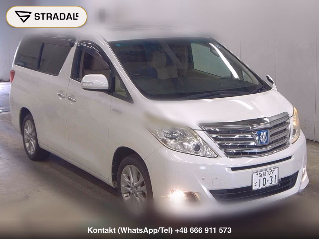 TOYOTA ALPHARD HYBRID 4WD X 2013, aukcja z Japonii, zdjęcie 1