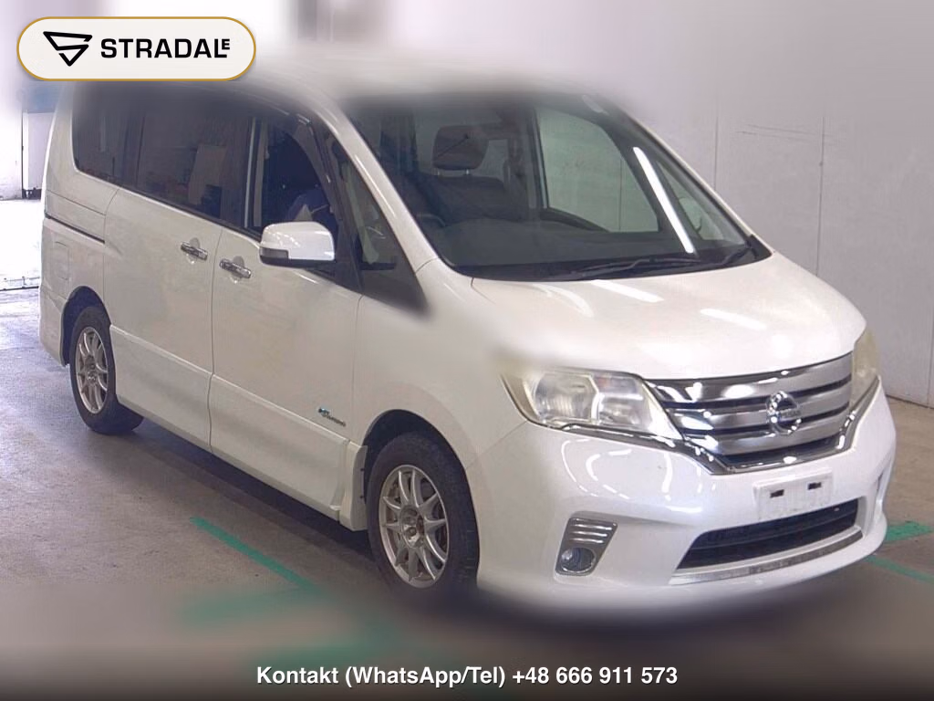 NISSAN SERENA 5D HIGHWAY STAR S-HYBRID V SELECTION 2013, aukcja z Japonii, zdjęcie 1