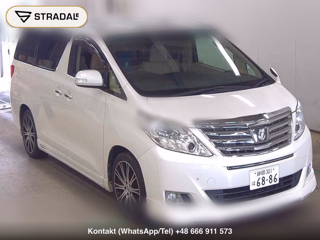 TOYOTA ALPHARD 240G 2012, aukcja z Japonii, zdjęcie 1
