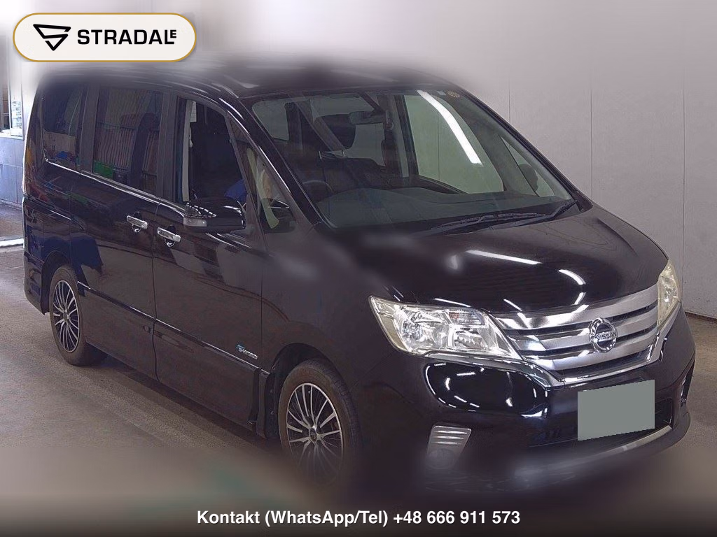 NISSAN SERENA 5D HIGHWAY STAR S-HYBRID 2012, aukcja z Japonii, zdjęcie 1