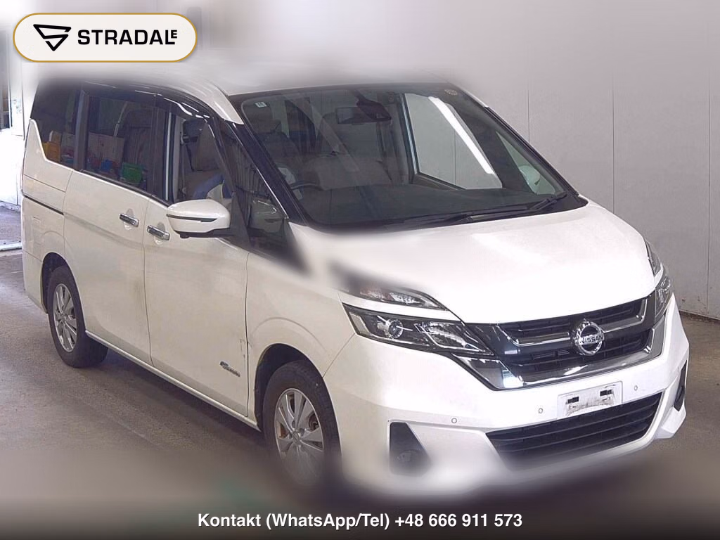 NISSAN SERENA 5D 4WD G 2016, aukcja z Japonii, zdjęcie 1