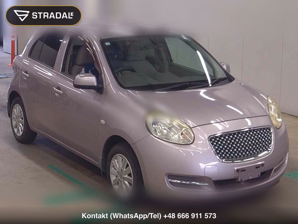 NISSAN MARCH 5D BOLERO 2013, aukcja z Japonii, zdjęcie 1