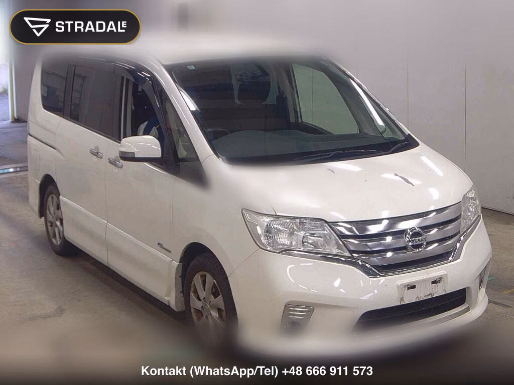 NISSAN SERENA 5D HIGHWAY STAR S-HYBRID 2013, aukcja z Japonii, zdjęcie 1
