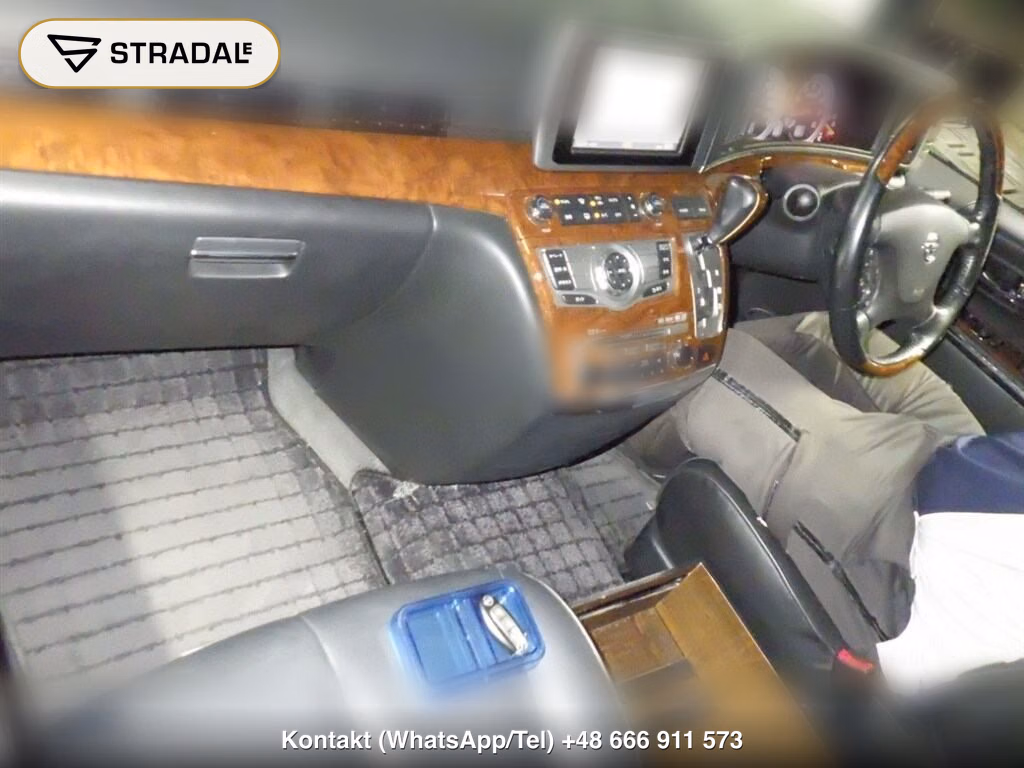 NISSAN ELGRAND 5D 350 HIGHWAY STAR BLACK LEATHER NAVI EDIT, miniaturka 4