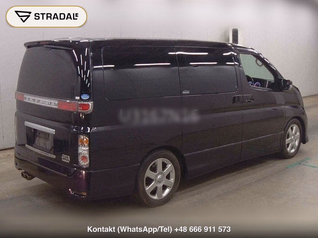 NISSAN ELGRAND 5D 350 HIGHWAY STAR BLACK LEATHER NAVI EDIT, miniaturka 6