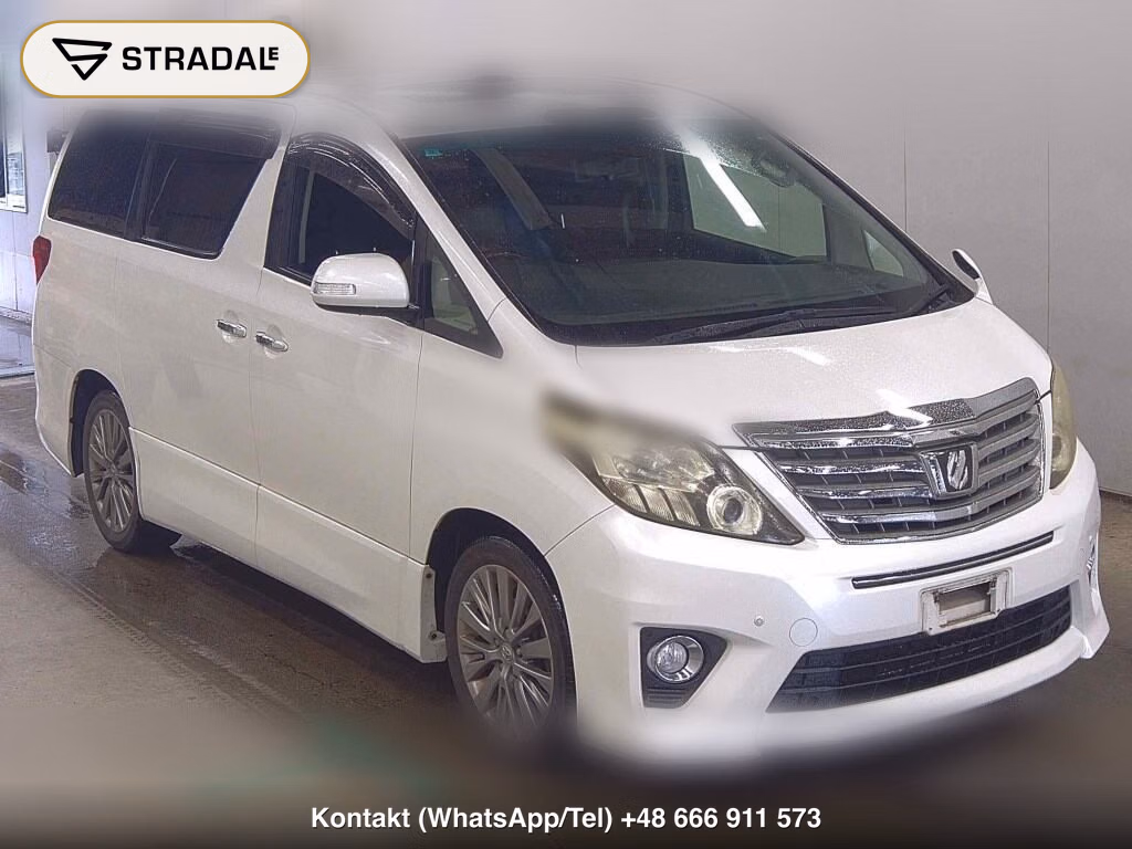 TOYOTA ALPHARD 240S 2012, aukcja z Japonii, zdjęcie 1