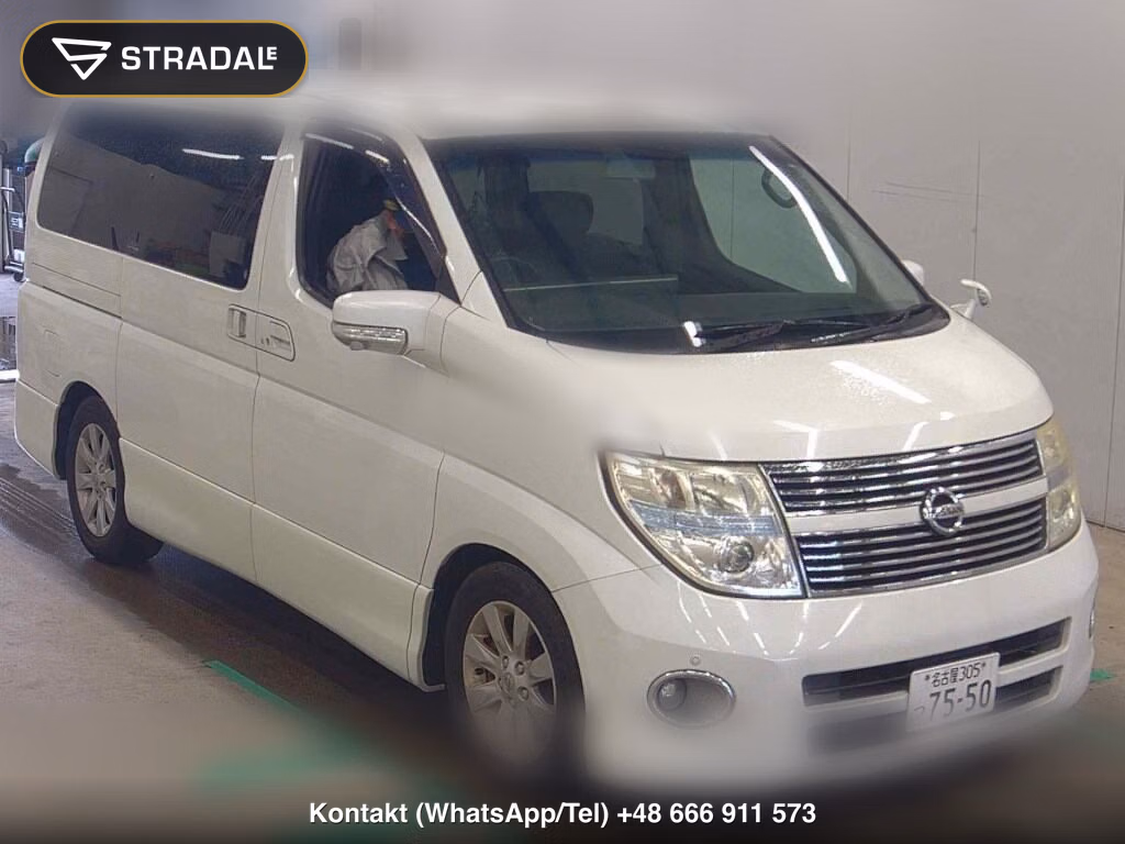 NISSAN ELGRAND 5D 250 HIGHWAY STAR BLACK LEATHER EDITION 2008, aukcja z Japonii, zdjęcie 1