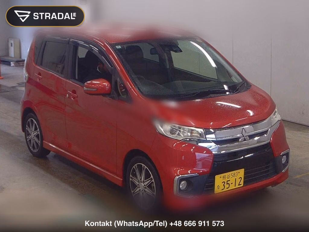 MITSUBISHI EK CUSTOM T SAFETY PACKAGE 2016, aukcja z Japonii, zdjęcie 1