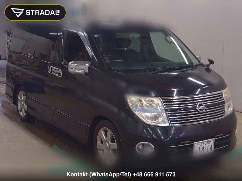 NISSAN ELGRAND 5D 4WD 250 HIGHWAY STAR 2008, aukcja z Japonii, zdjęcie 1