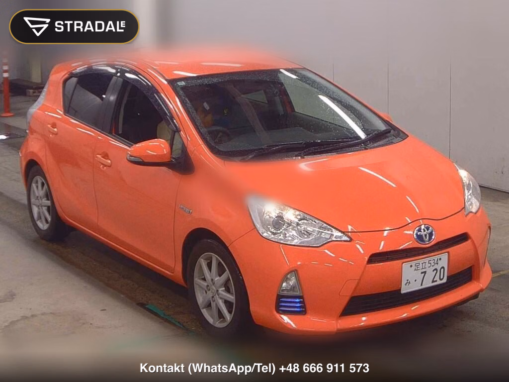 TOYOTA AQUA S 2012, aukcja z Japonii, zdjęcie 1