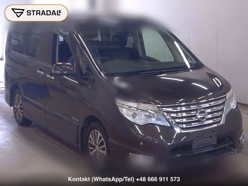 NISSAN SERENA 5D HIGHWAY STAR V SELECTION + SAFETY SHV 2015, aukcja z Japonii, zdjęcie 1