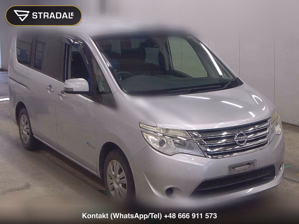 NISSAN SERENA 5D 20X V SELECTION + SAFETY S-HYBRID 2015, aukcja z Japonii, zdjęcie 1