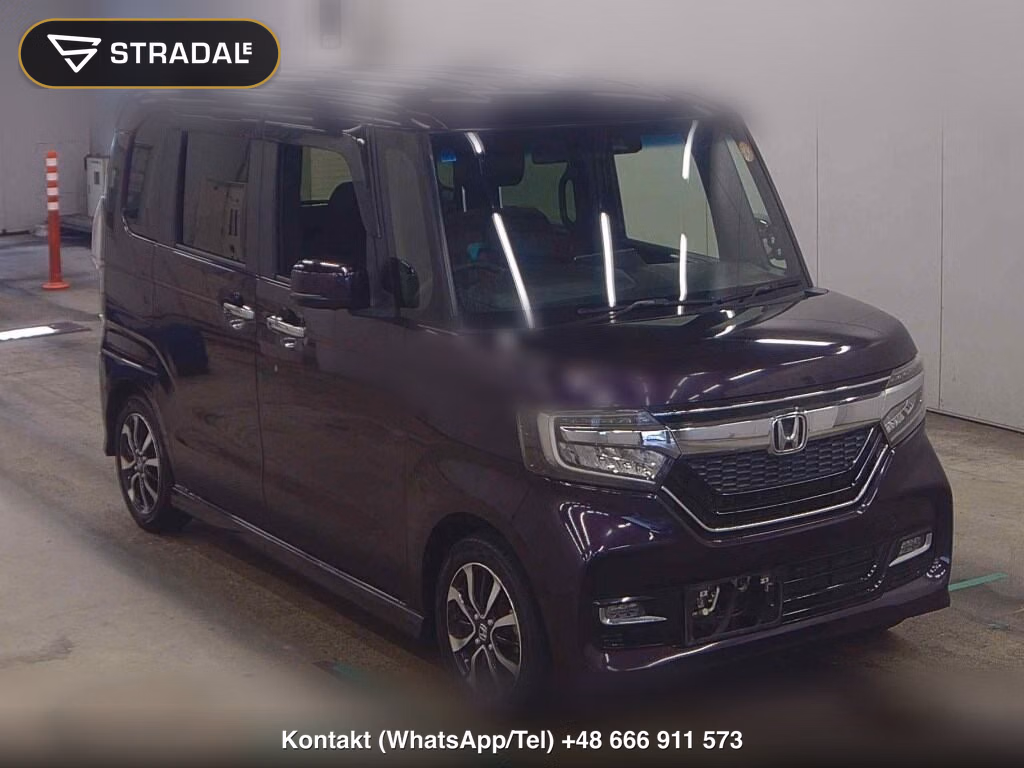 HONDA N-BOX CUSTOM G・EX HONDA SENSING 2018, aukcja z Japonii, zdjęcie 1