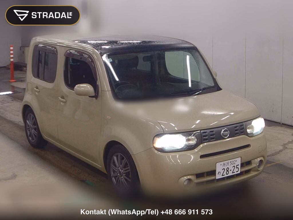 NISSAN CUBE 15G 2010, aukcja z Japonii, zdjęcie 1