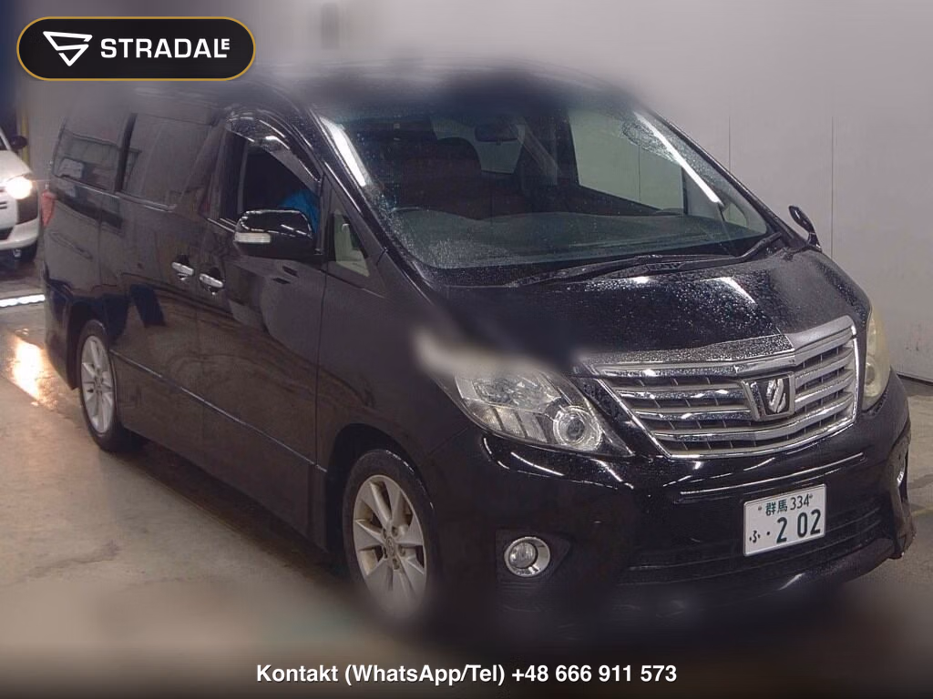 TOYOTA ALPHARD 240S 2012, aukcja z Japonii, zdjęcie 1