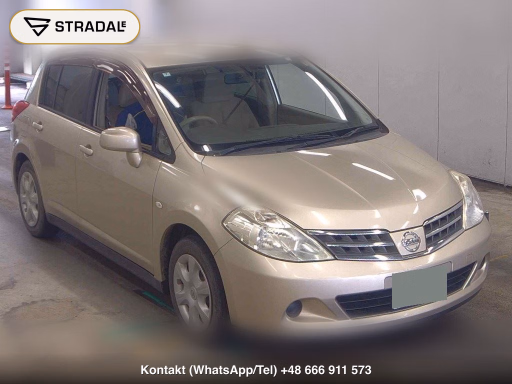 NISSAN TIIDA 15M 2008, aukcja z Japonii, zdjęcie 1