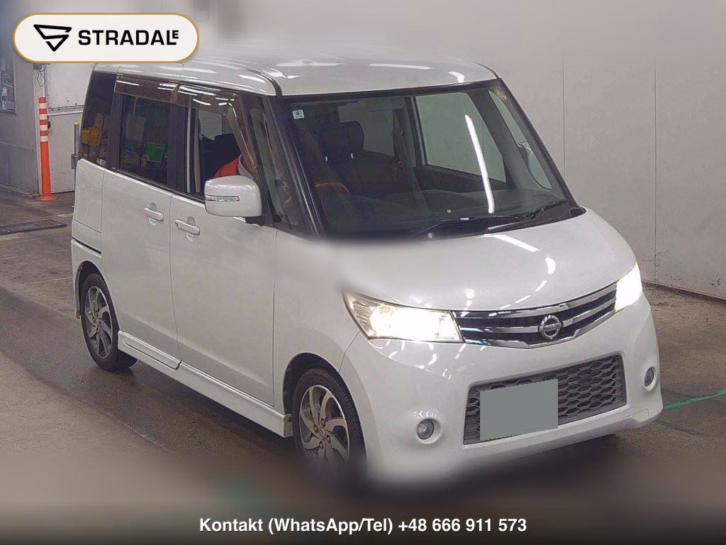 NISSAN ROOX HIGHWAY STAR TURBO 2010, aukcja z Japonii, zdjęcie 1