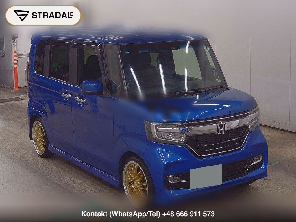 HONDA N-BOX CUSTOM G・L TURBO HONDA SENSING 2018, aukcja z Japonii, zdjęcie 1