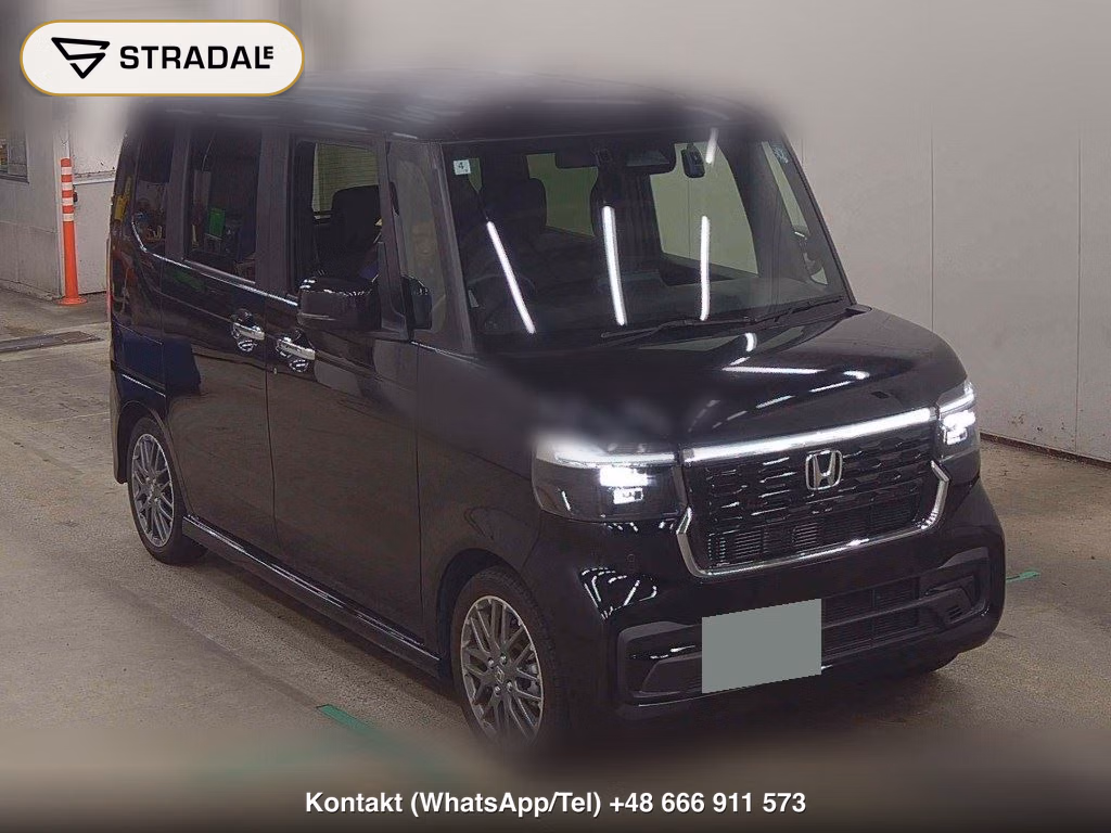 HONDA N-BOX CUSTOM TURBO 2024, aukcja z Japonii, zdjęcie 1