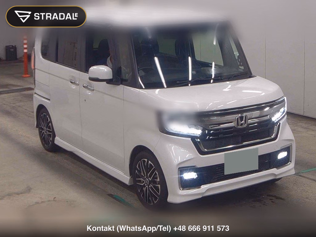 HONDA N-BOX CUSTOM L･TURBO 2022, aukcja z Japonii, zdjęcie 1