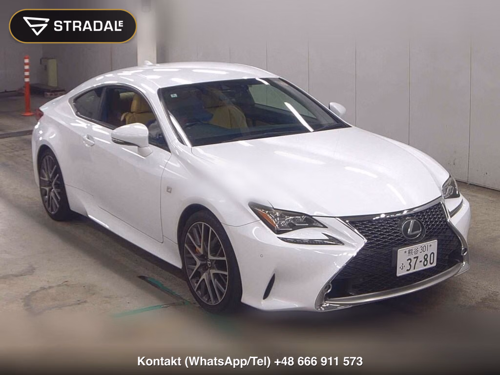 LEXUS RC RC200T F SPORT 2016, aukcja z Japonii, zdjęcie 1