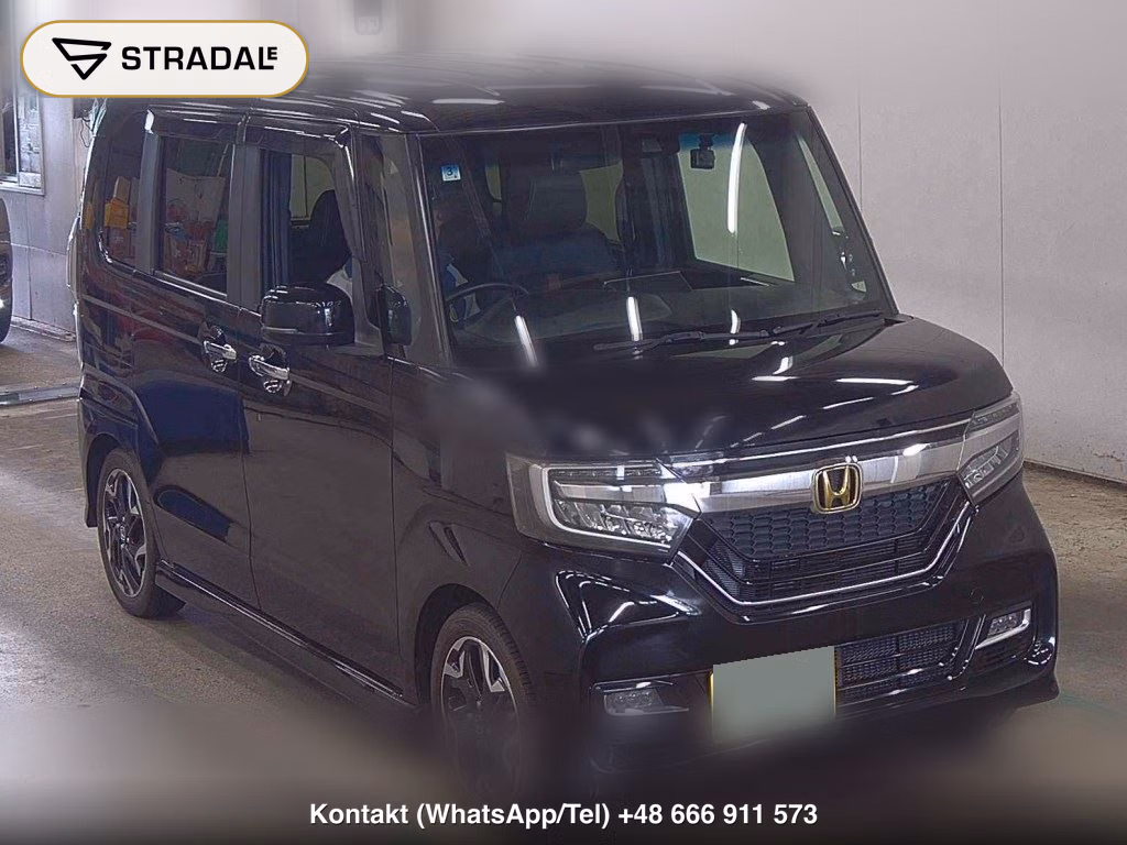 HONDA N-BOX CUSTOM G・L TURBO HONDA SENSING 2018, aukcja z Japonii, zdjęcie 1