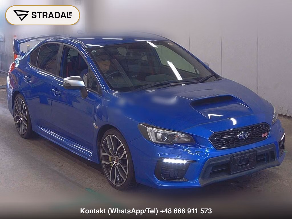 SUBARU WRX STI 4WD STI TYPE S 2019, aukcja z Japonii, zdjęcie 1