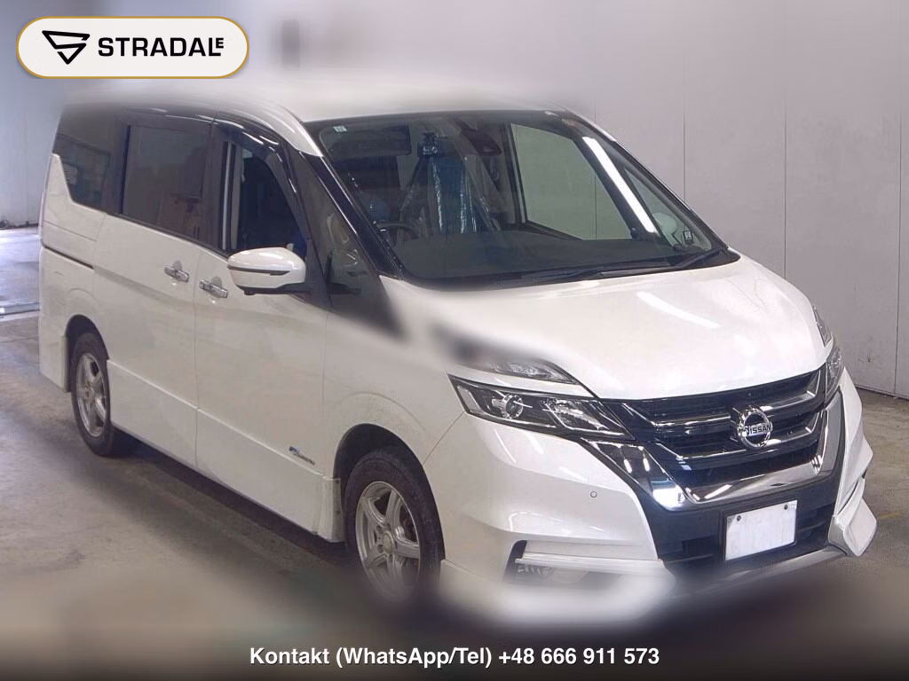 NISSAN SERENA 5D 4WD HIGHWAY STAR V SELECTION 2017, aukcja z Japonii, zdjęcie 1