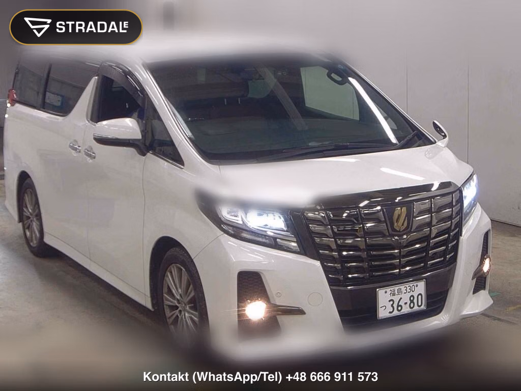 TOYOTA ALPHARD 2.5S A PACKAGE TYPE BLACK 2018, aukcja z Japonii, zdjęcie 1
