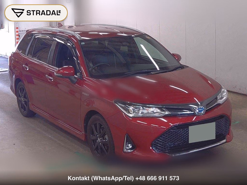 TOYOTA COROLLA FIELDER HYBRID G W×B 2017, aukcja z Japonii, zdjęcie 1