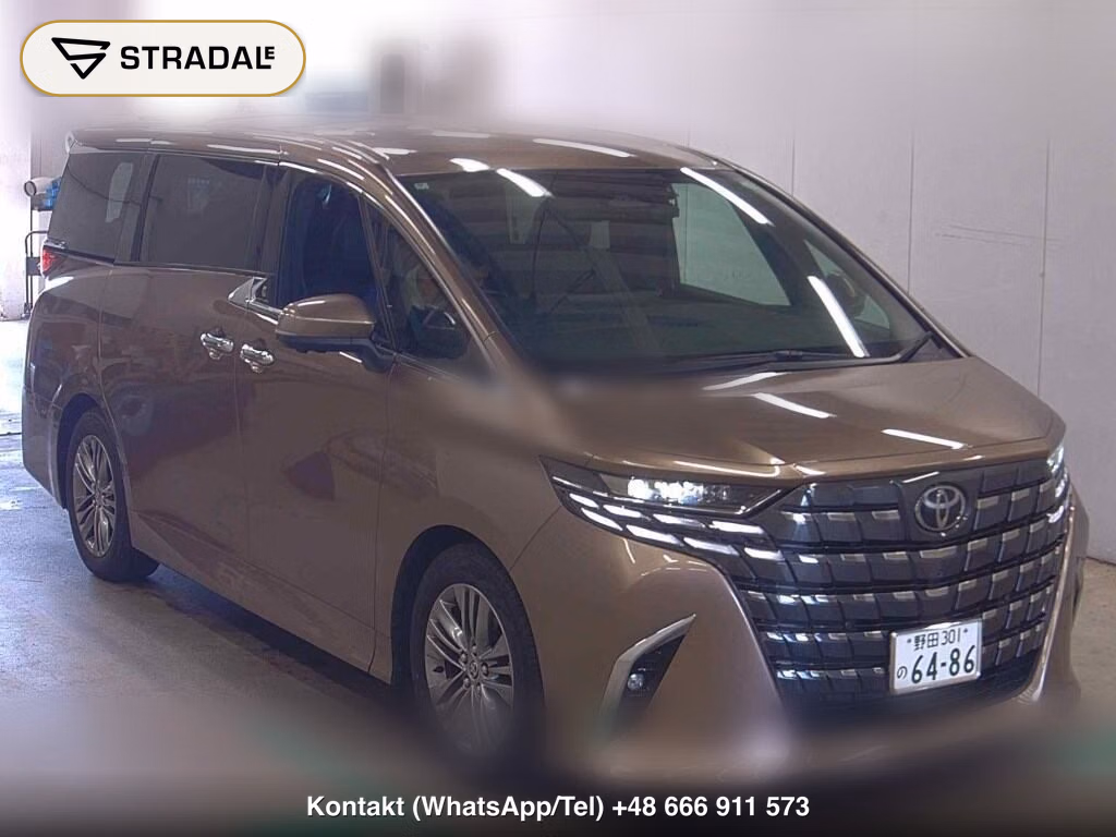 TOYOTA ALPHARD Z 2024, aukcja z Japonii, zdjęcie 1