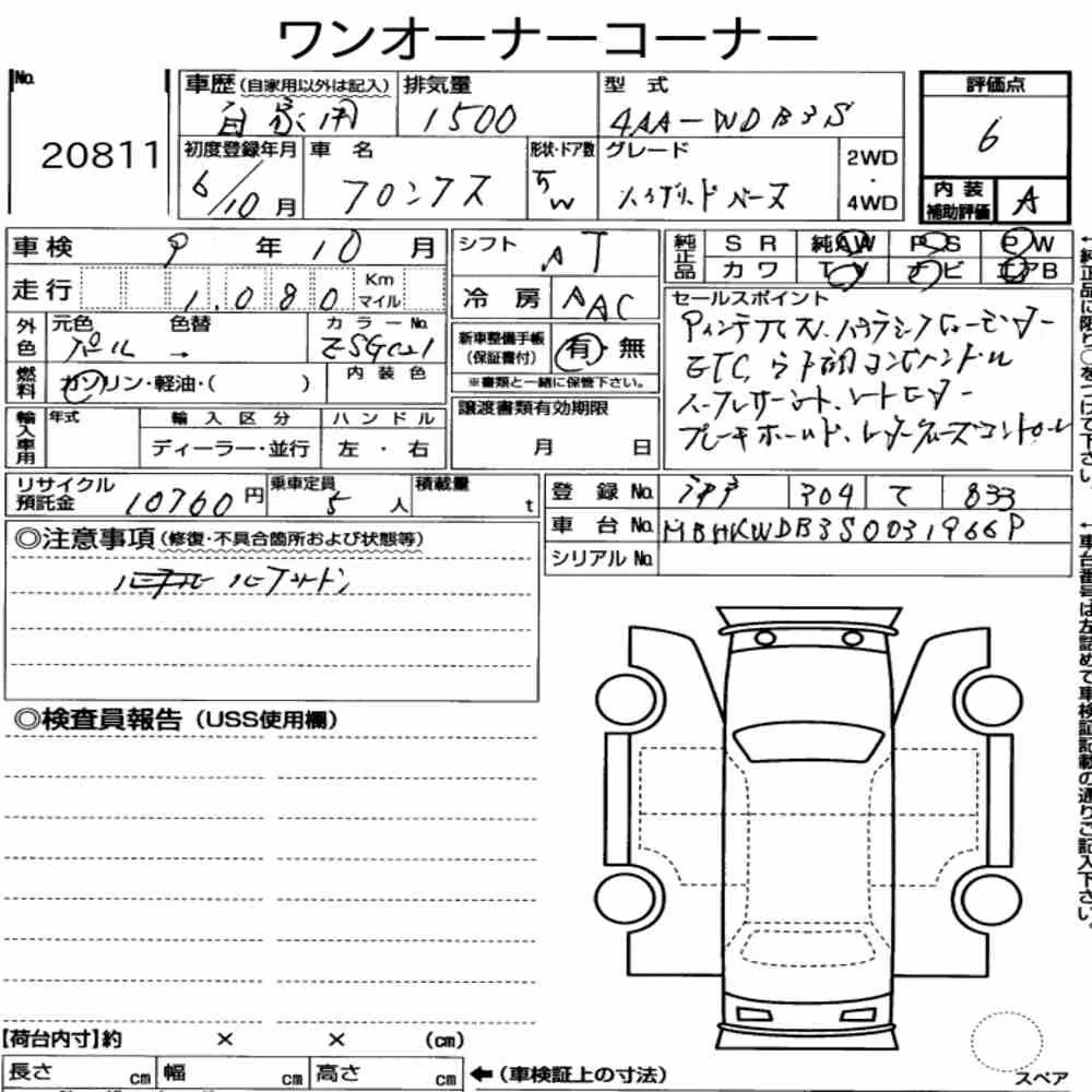 Notka aukcyjna: SUZUKI FRONX