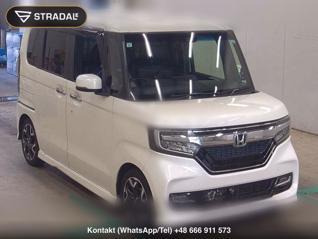 HONDA N-BOX CUSTOM G･EX TURBO HONDA SENSING 2017, aukcja z Japonii, zdjęcie 1