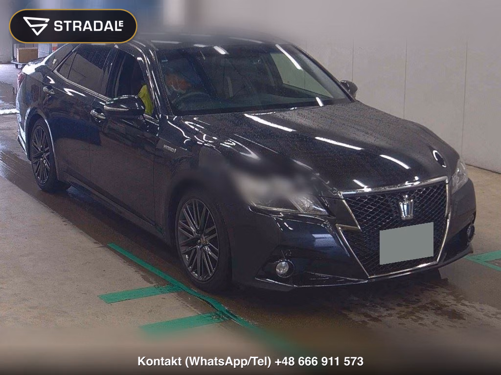 TOYOTA CROWN HYBRID ATHLETE S BLACK STYLE 2014, aukcja z Japonii, zdjęcie 1