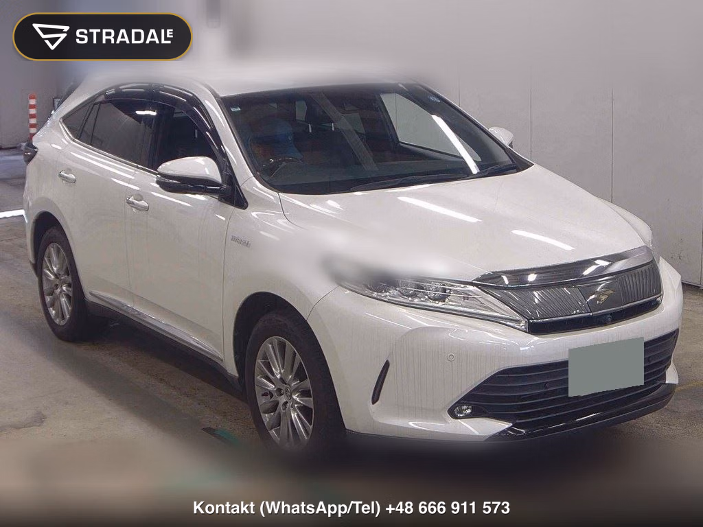 TOYOTA HARRIER HYBRID 4WD PROGRESS METAL AND LEATHER PACKAGE 2019, aukcja z Japonii, zdjęcie 1