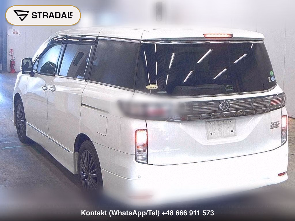 NISSAN ELGRAND 5D 250 HIGHWAY STAR S WHITE LEATHER URBAN C, miniaturka 3