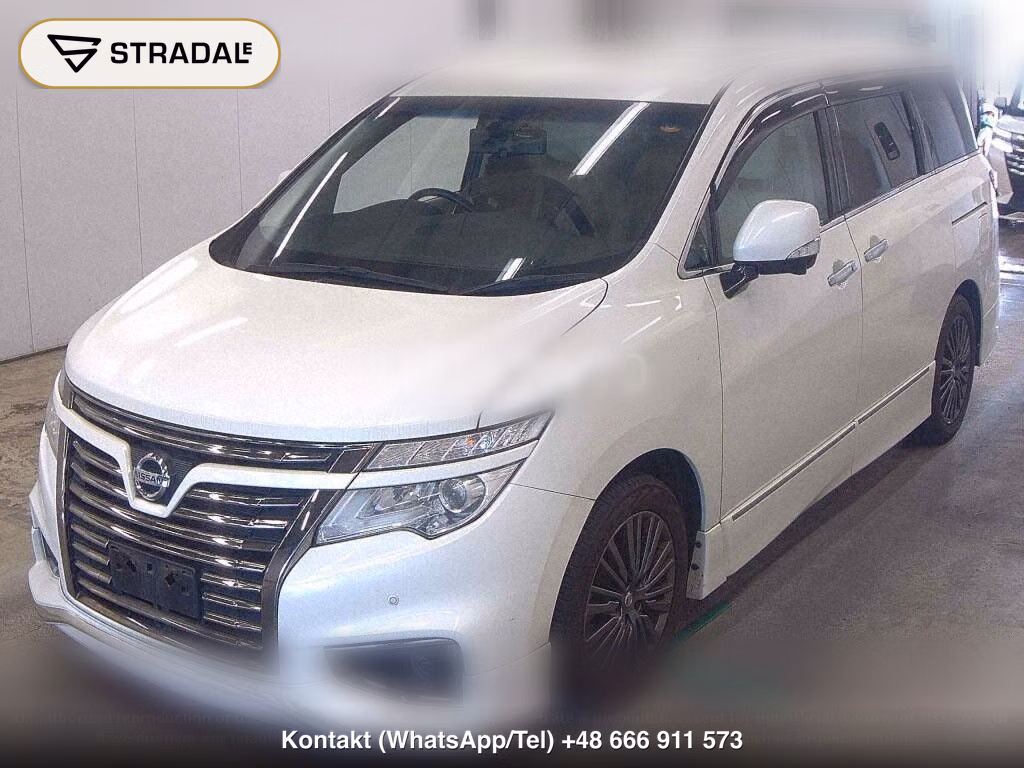 NISSAN ELGRAND 5D 250 HIGHWAY STAR S WHITE LEATHER URBAN C, miniaturka 5