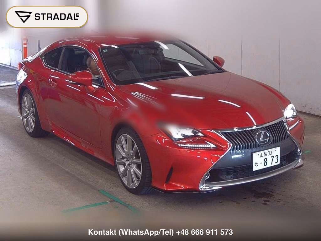 LEXUS RC RC200T VERSION L 2016, aukcja z Japonii, zdjęcie 1