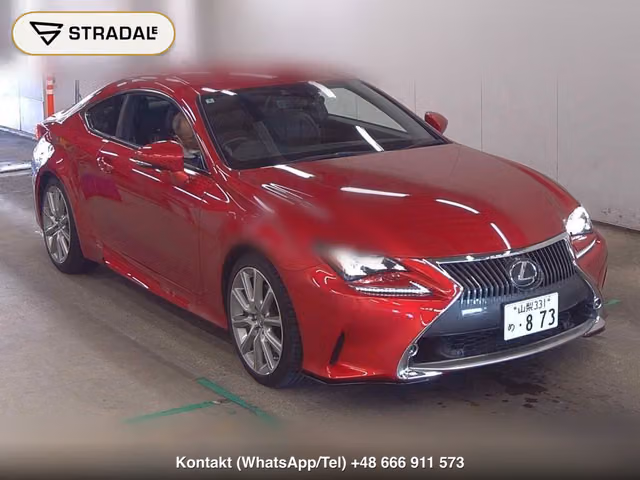 LEXUS RC RC200T VERSION L 2016, samochód z aukcji Japonii