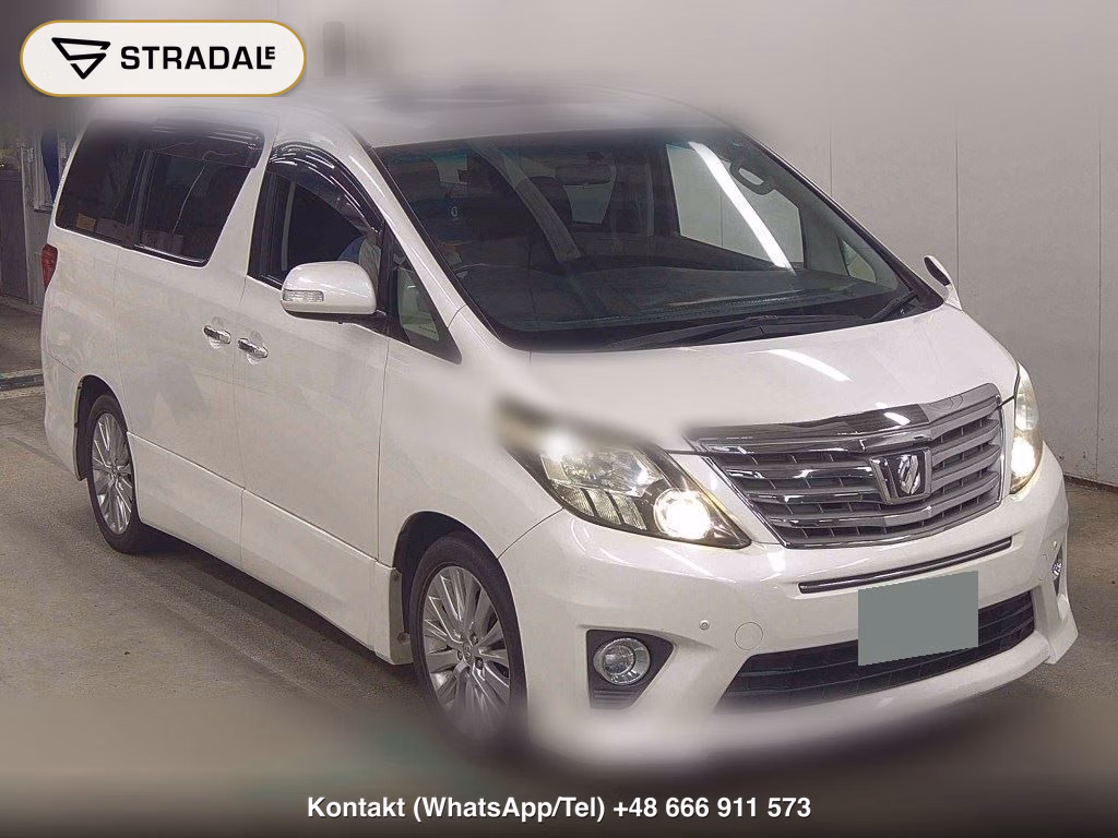 TOYOTA ALPHARD 240S 2012, aukcja z Japonii, zdjęcie 1