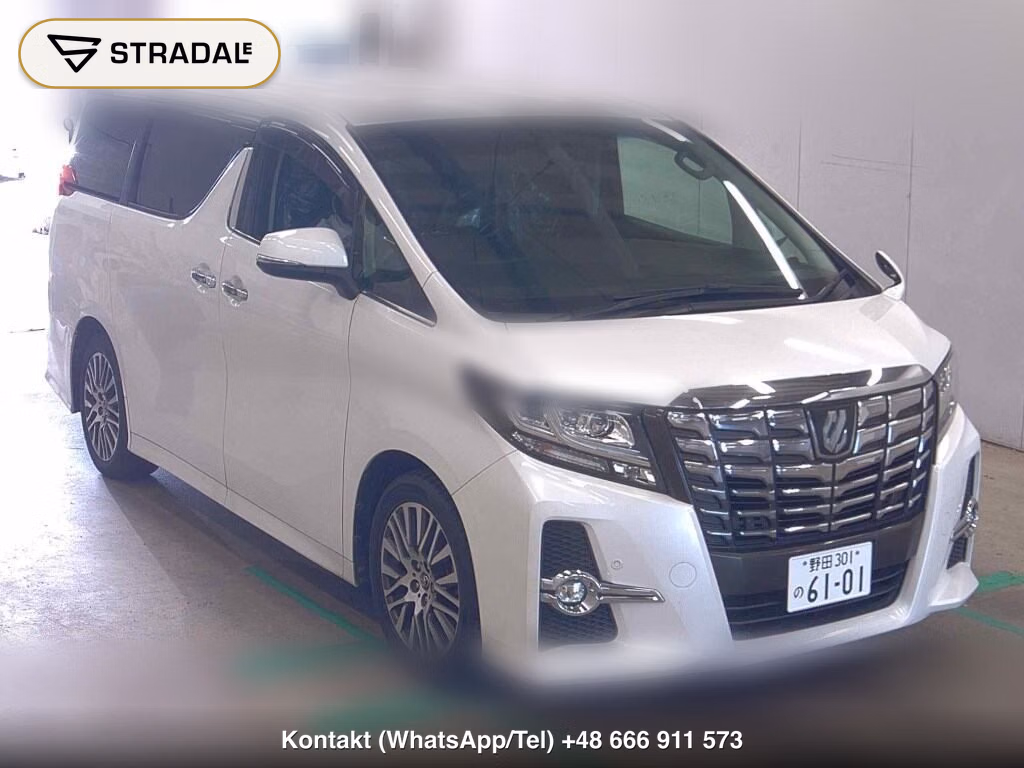 TOYOTA ALPHARD 2.5S C PACKAGE 2017, aukcja z Japonii, zdjęcie 1