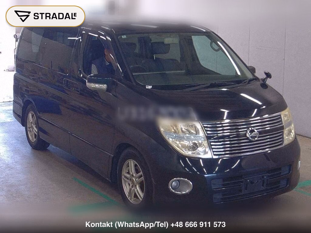 NISSAN ELGRAND 5D 250 HIGHWAY STAR BLACK LEATHER NAVI EDIT, miniaturka 2