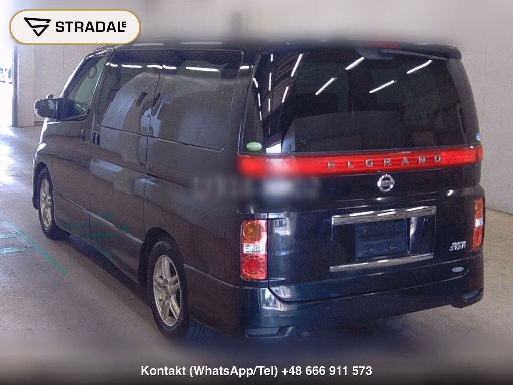 NISSAN ELGRAND 5D 250 HIGHWAY STAR BLACK LEATHER NAVI EDIT, miniaturka 3
