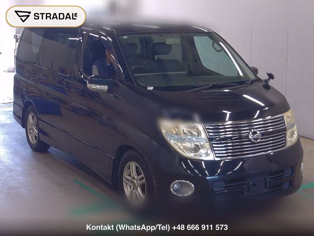 NISSAN ELGRAND 5D 250 HIGHWAY STAR BLACK LEATHER NAVI EDIT 2010, aukcja z Japonii, zdjęcie 1