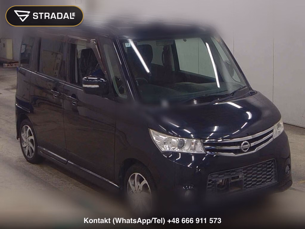 NISSAN ROOX HIGHWAY STAR TURBO 2012, aukcja z Japonii, zdjęcie 1