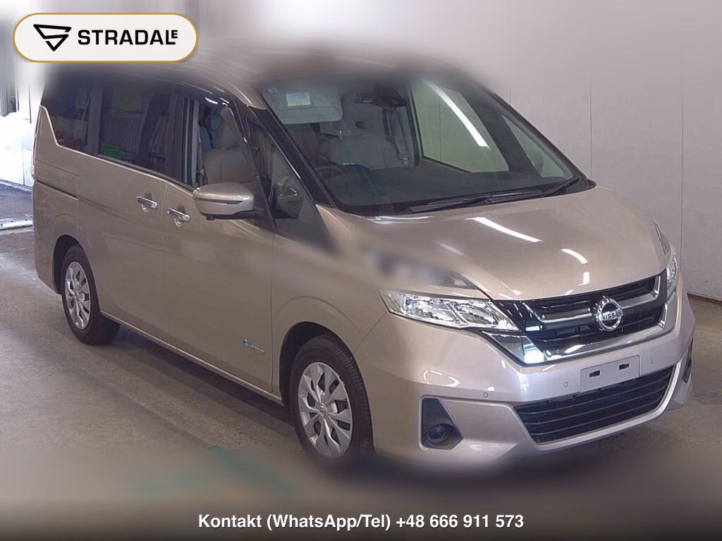 NISSAN SERENA 5D X V SELECTION 2017, aukcja z Japonii, zdjęcie 1