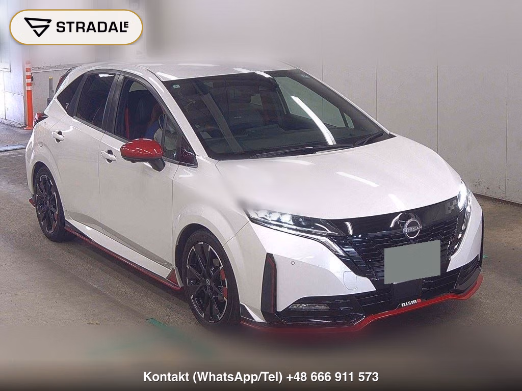 NISSAN AURA NISMO 2024, aukcja z Japonii, zdjęcie 1